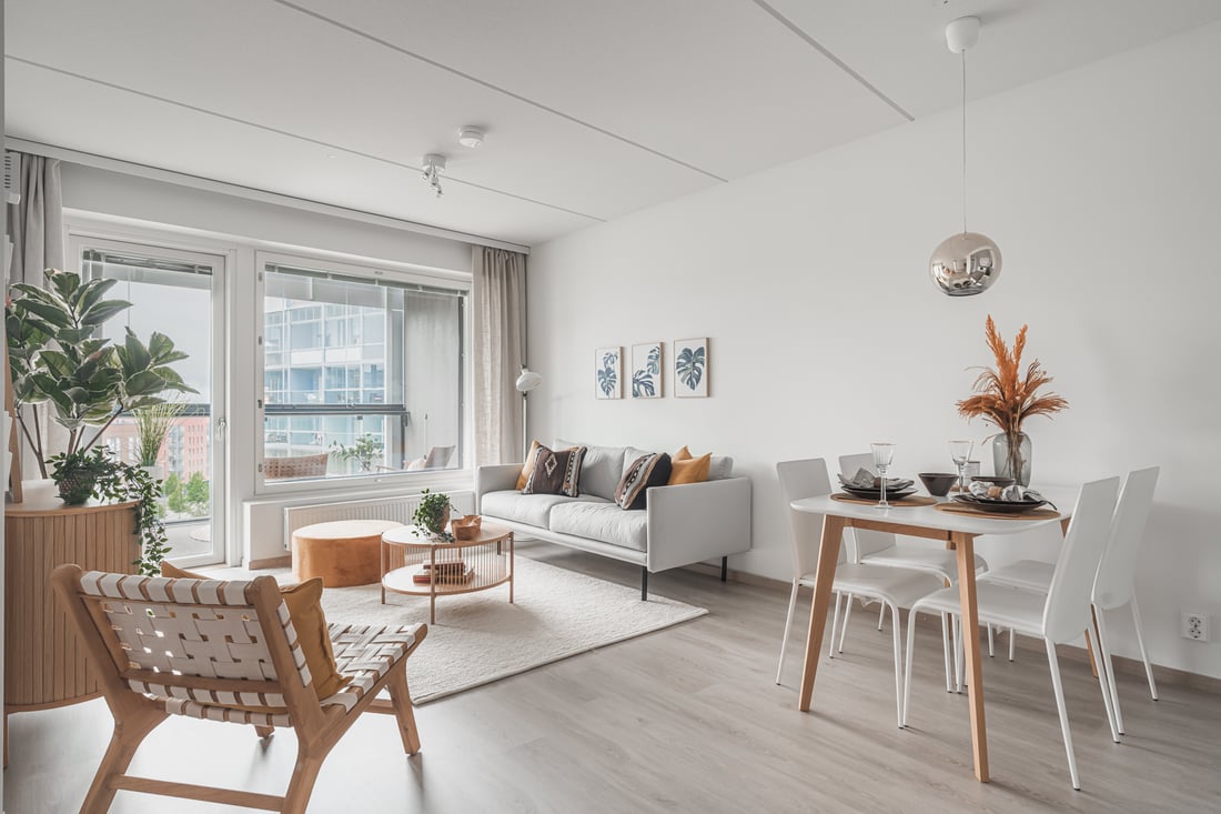 Kerrankin on kaksiossa tilaa