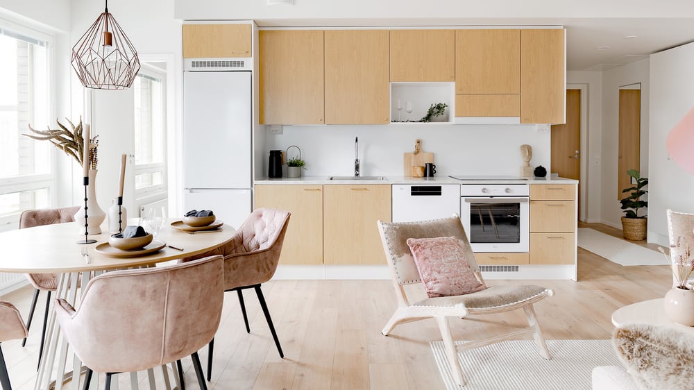 Veturitie sisustettu mallisasuntokuva PP