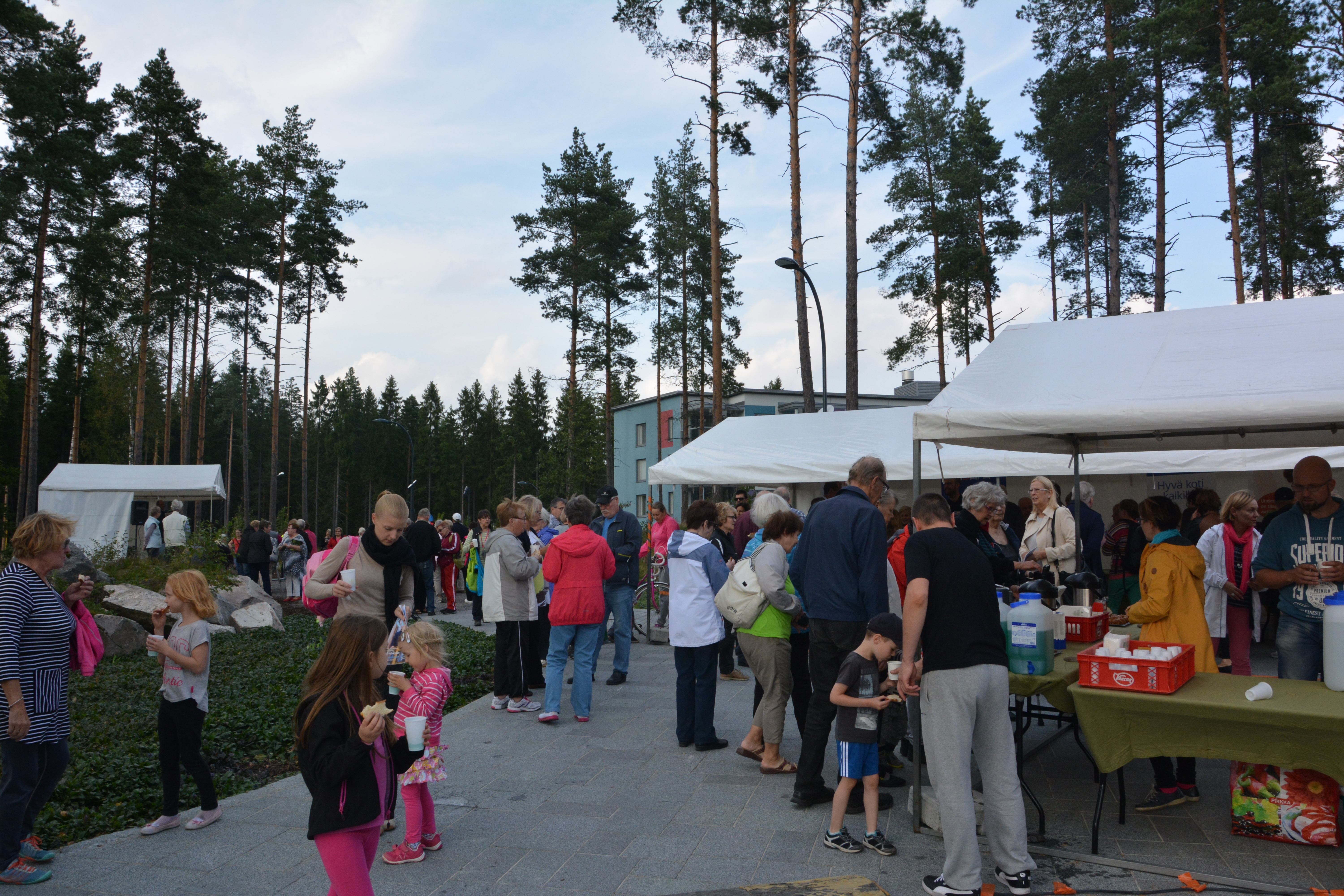 Leinelän puistojuhla viihdytti asukkaita Vantaalla